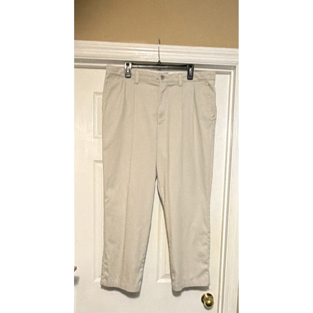 Dockers Water Less Classic Fit Chino Pants Beige Cotton Twill Straight Leg 38x30